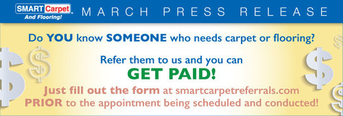 SMART Carpet and Flooring launches referral program