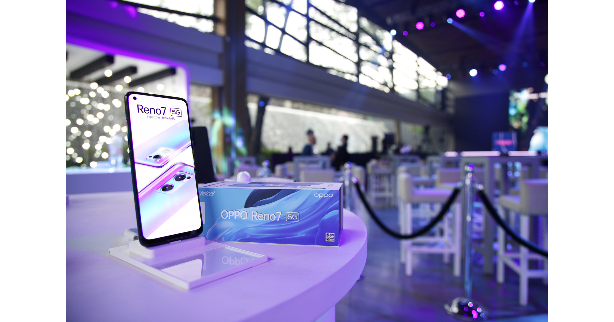 Fotos del evento de OPPO Reno7 en México