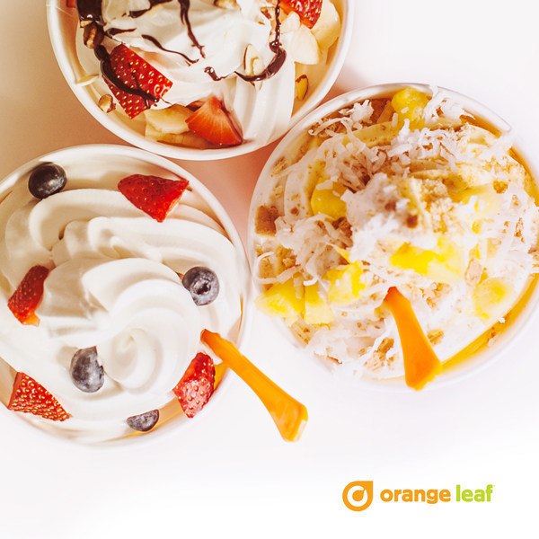 Orange Leaf Frozen Yogurt Introduces Trio of Goodness Sundaes