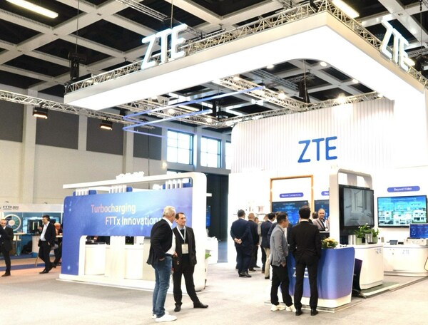 ZTE booth at FTTH Conference 2024 ZTE booth at FTTH Conference 2024