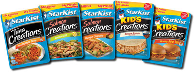 StarKist New Products: Hot Buffalo Tuna Creations, Salmon Creations and Kid's Creations