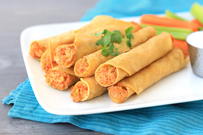 Hungry Girl's Buffalo Tuna Taquitos recipe, featuring StarKist