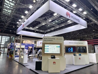 Huawei booth at EuroShop2026