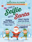 Arizona Flower Market Hosts Community Open House Featuring Free Holiday Pictures With Santa and His Elves