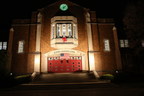 John Glenn Gymnasium at Muskingum University, New Concord, Ohio, Was Lighted Last Friday and Will Remain Lighted Through the End of December