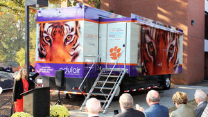 Odulair Surpasses Samsung in Delivering World's First 100-Percent Solar Powered Mobile Health Clinic to Clemson University