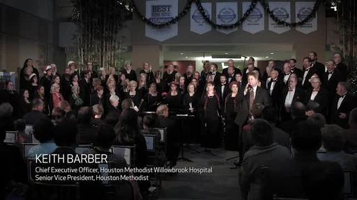 Texas Master Chorale performs special holiday concert at Houston Methodist Willowbrook Hospital