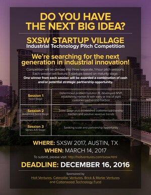 HOLT Ventures Launched, Kick Starts With SXSW Pitch Competition