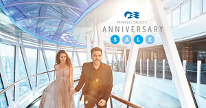 Princess Cruises Anniversary Sale Offers Up to $600 Onboard Spending Money on Cruise Vacations to All Summer 2017 through Spring 2018 Destinations