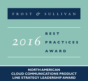 Vonage Earns Frost &amp; Sullivan's 2016 North American Cloud Communications Product Line Strategy Leadership Award
