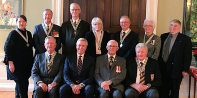 William D. Mahoney Receives Order of Newfoundland and Labrador - Board of Governors Member at Commissionaires Newfoundland and Labrador, One of Nine Award Recipients