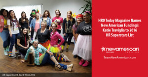 HRO Today Magazine Names New American Funding's Katie Traviglia to 2016 HR Superstars List