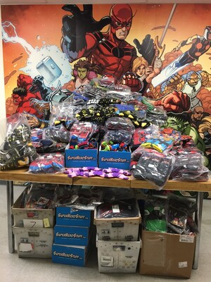 SuperHeroStuff Donates Over $18,000 of Super Hero Merchandise to Children's Hospital of Philadelphia