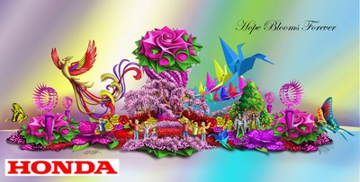"Hope Blooms Forever" float will lead the 2017 Rose Parade(R).