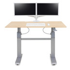 Ergotron Introduces the WorkFit-DL, an Update to Its Popular Sit-Stand Desk