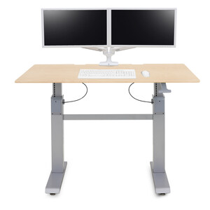 Ergotron Introduces the WorkFit-DL, an Update to Its Popular Sit-Stand Desk