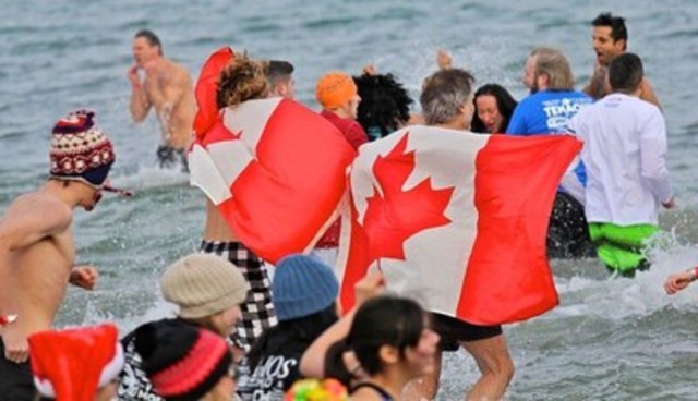 /R E P E A T -- Media Advisory - Canada's Largest Polar Bear Dip celebrates "Canada 150" on January 1st/