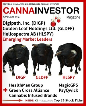 Digipath Featured in December/January Issue of CannaInvestor Magazine