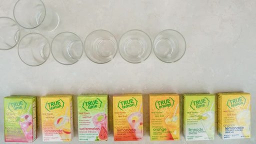 Staying hydrated is easy with True Lemon lemonades & True Lime limeades. Made with simple ingredients (so NO artificial sweeteners, flavors, preservatives, sodium or gluten), each convenient stick packet has only 10 calories per stick. Available in 9 delicious flavors including original, strawberry, wildberry and peach lemoande, and black cherry and watermelon limeade. And if you just want a fresh-squeezed lemon or lime taste, try True Lemon and True Lime. Available in over 34,000 stores nationwide. For stores & coupons, visit TrueLemon.com.