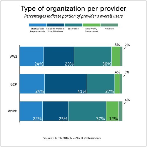 Type of Organization Per Provider
