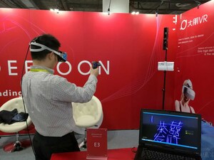 Deepoon VR's New PC Helmet E3 and Laser Positioning Solution E-Polaris Showcased at CES