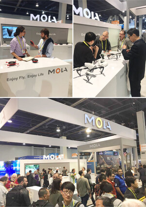 MOLA-UFO -- the Palm-sized Selfie Drone Impresses Global Audience at CES 2017