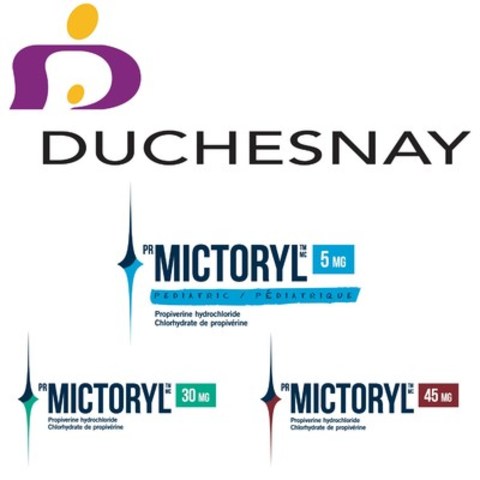 Duchesnay Inc. is pleased to announce that Health Canada has granted market authorization for Mictoryl®/Mictoryl® Pediatric
