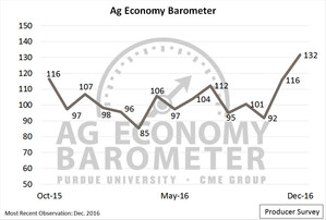 Agricultural producers' economic sentiment soars post-election