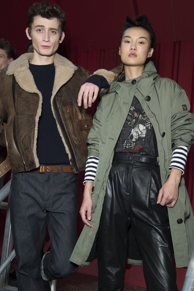 Belstaff AW17 'Jolly Roger' Presentation, LFWM, Model Shot 2 (PRNewsFoto/Belstaff)