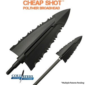 Cold Steel Announces Big Game Changer Via New Polymer Broadhead, "Cheap Shot™"