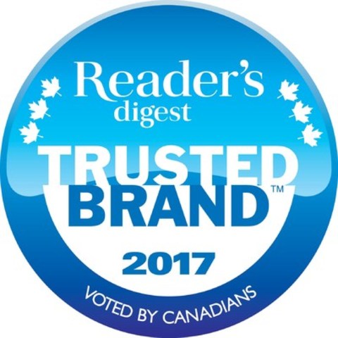 Reader's Digest Announces Results from Canada's Annual Trusted Brand™ Survey