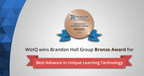 WizIQ Wins Bronze in 'Best Advance in Unique Learning Technology' Category of 2016 Brandon Hall Group Excellence in Technology Awards