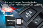 Intersil Battery Charger Extends Backup Battery Life of Automotive eCall Systems