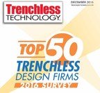 CH2M named Top Trenchless Design Firm in 2016