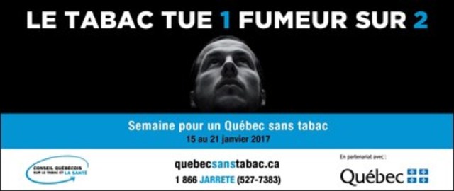 /R E P R I S E -- Avis de convocation - Le cancer du poumon causé par le tabagisme a tué 14 personnes par jour en 2016 - Semaine pour un Québec sans tabac 2017/