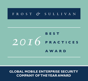 Frost &amp; Sullivan Names Skycure as 2016 Company of the Year for Mobile Enterprise Security