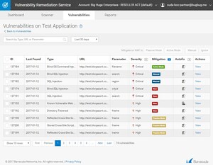 Barracuda Automates Web Application Vulnerability Remediation and Security Policy Enforcement