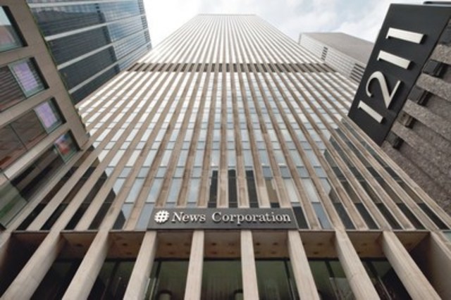 Ivanhoé Cambridge et Callahan Capital Properties annoncent une prolongation et une expansion de bail de 111 500 m2 (1,2 M pi2) au 1211 Avenue of the Americas à New York pour 21st Century Fox et News Corp