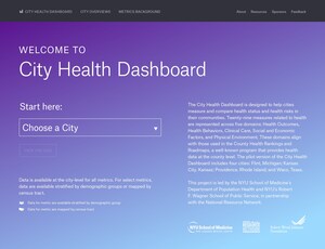 First-Ever Online Data Tool Allows City Leaders to Examine Health of Their Urban Populations &amp; Take Action