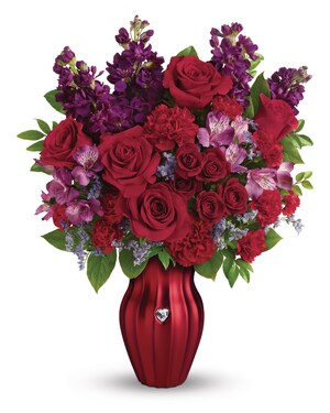 This Valentine's Day, Choose A Hand-made Floral Bouquet, Professionally-designed And Personally Delivered By Teleflora