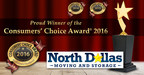 North Dallas Moving and Storage Earns Third Consecutive Consumers' Choice Award for Best Residential Movers