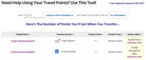 UpgradedPoints.com Launches New Tool to Help Travelers Maximize The Value of Points &amp; Miles