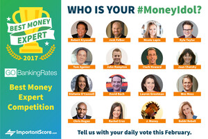 16 Top Money Experts to Compete in GOBankingRates' Best Money Expert 2017 Competition