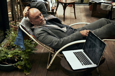 John Malkovich contemplates his online identity. (PRNewsFoto/Squarespace)