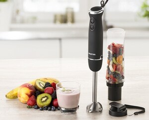 Breakfast is Beyond Delicious with Gourmia's Fresh Trio: Windowed Toaster, Handheld Immersion Personal Smoothie Maker and Yogurt Maker