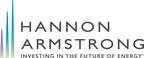 Hannon Armstrong Sustainable Infrastructure Capital, Inc. Announces the Closing of its Public Offering of Common Stock