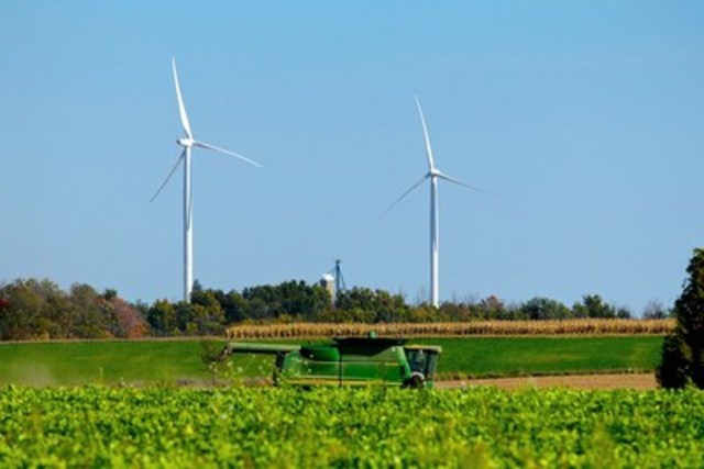 Ontario's first community-owned wind farm: Bullfrog Power and OCEC announce commissioning of Gunn's Hill Wind Farm