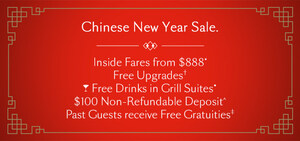 Cunard Announces Chinese New Year Sale with Inside Fares from $888