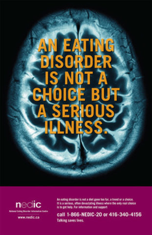 Eating disorder groups across Canada to mark Eating Disorders Awareness Week 2017 with #NotAChoice campaign