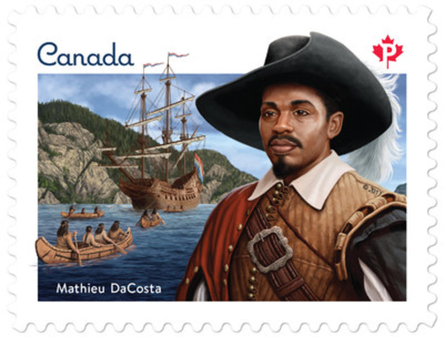 2017 Black History stamp commemorates Mathieu Da Costa